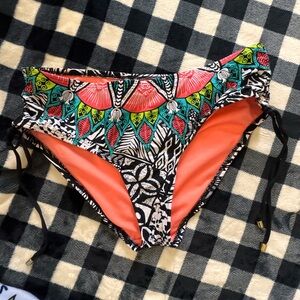 Gibson Latimer Vibrant Orange Bikini Bottoms
